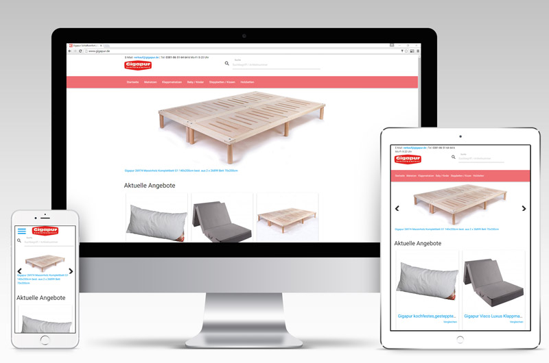 oxid responsive theme gigapur.de